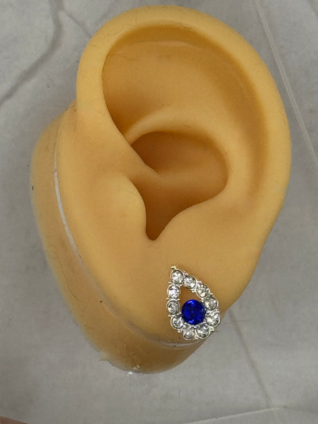 $.99 Faux Pearl & Rhinestone Earrings