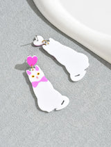 Exaggerated Lightweight Acrylic Butterfly/Cat/Dog Earrings