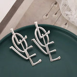 Exaggerated Love Stainless Steel Earrings