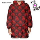 Blanket Hoodie Plaid to Love You