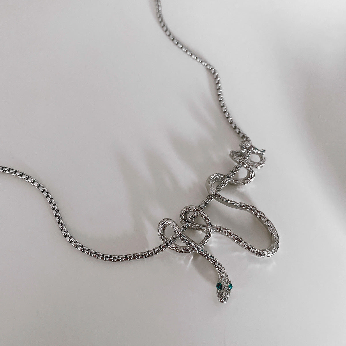 Titanium Steel Snake Necklace