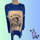 Having a Meltdown  Oversized Long Sleeve Shirt