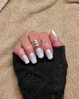 Fun & Fab Snowy Drip Manicure and Pedicure set