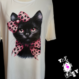 Fancy Bow Cat T-Shirt