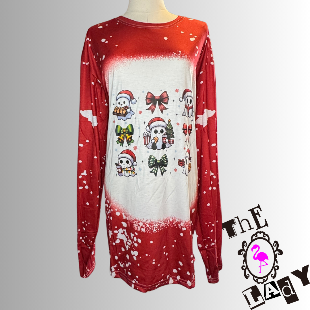 Ghosts of Christmas Long Sleeve Shirt