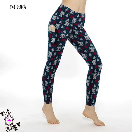 Cat Stitch Full Length Leggings