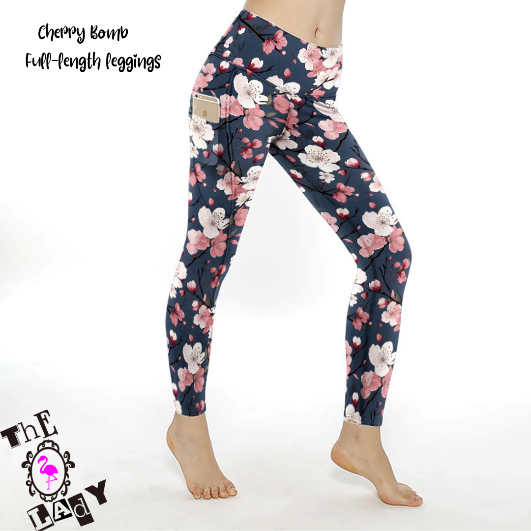 Cherry Bomb Full Length Legging