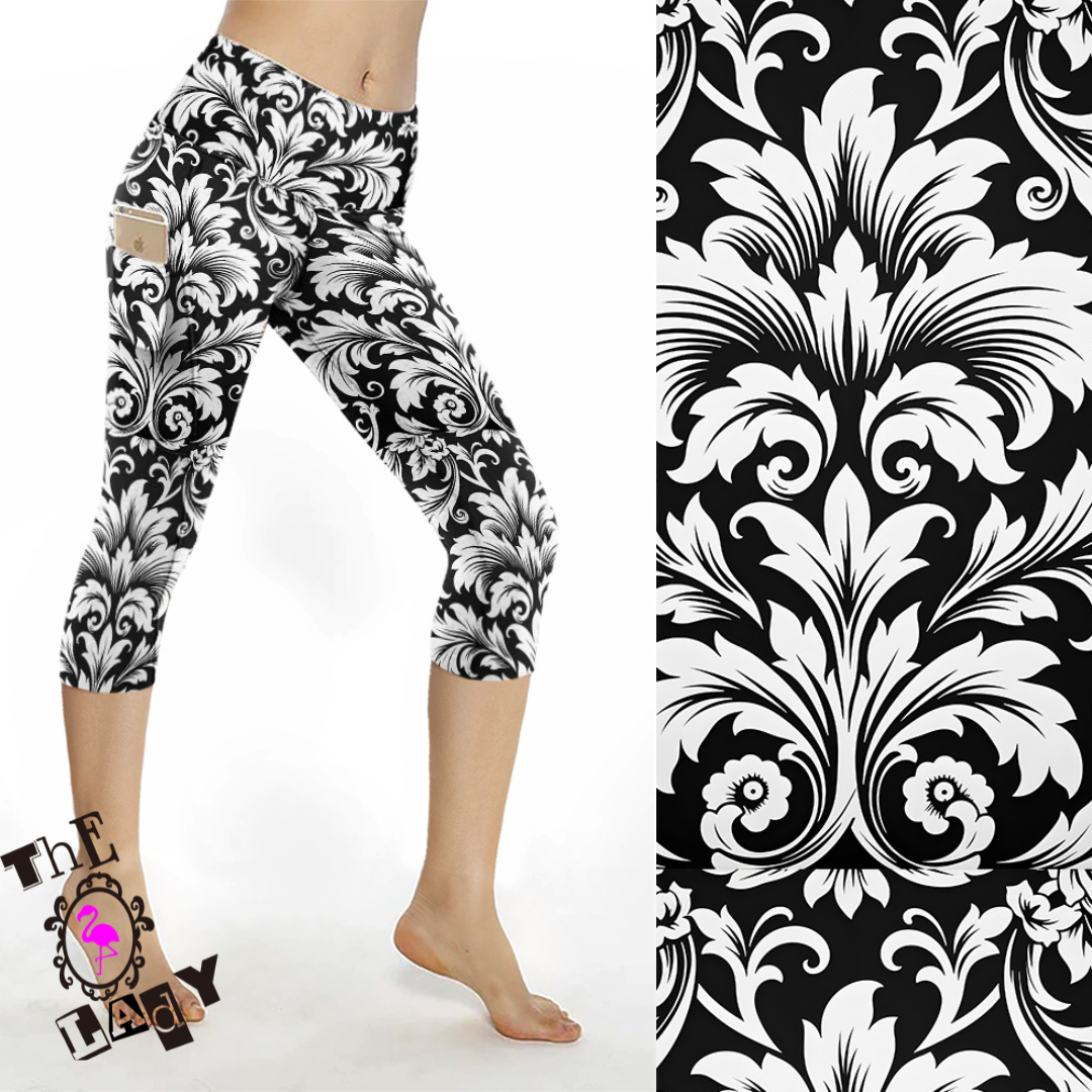 Fabulous Flourish Capri Length Legging