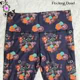 XS/S Fits Sizes 2-10 Flocking Dead Capri Leggings