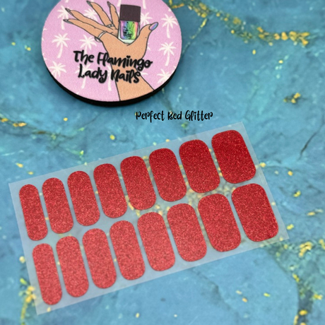 Fun & Fab Perfect Red Glitter