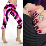 Dye Another Day Matching Capri Legging and Lux Supreme Nail Bundle