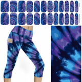 Lux Supreme To Dye For Matching Capri Leggings and Nails Bundle