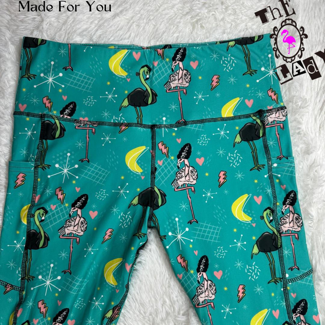 S/M Fits Sizes 2-10 The Lovers  Full Leggings