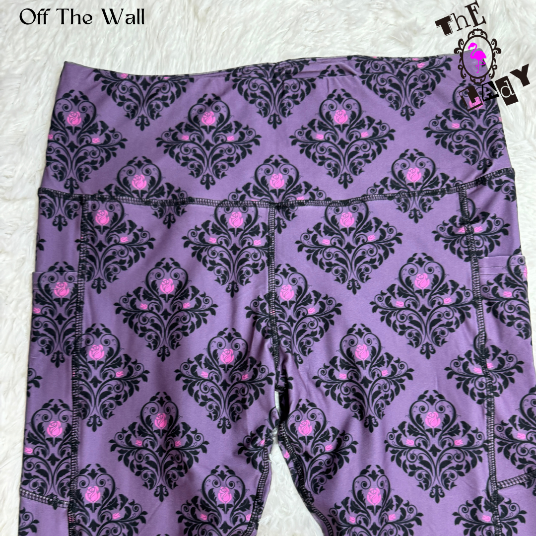 Off The Wall Full Length Leggings With Free set of Lux Supreme Nails