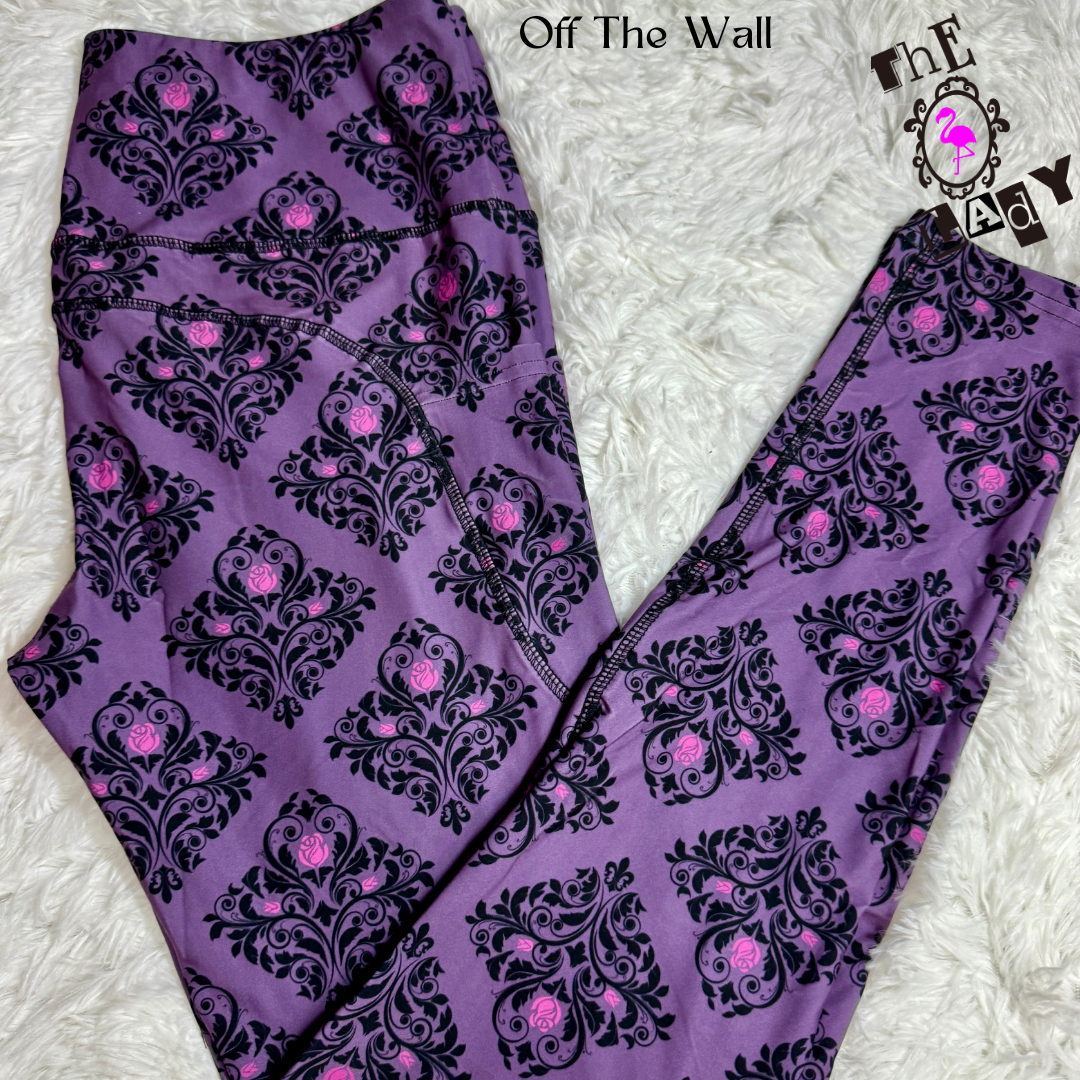 Off The Wall Full Length Leggings With Free set of Lux Supreme Nails