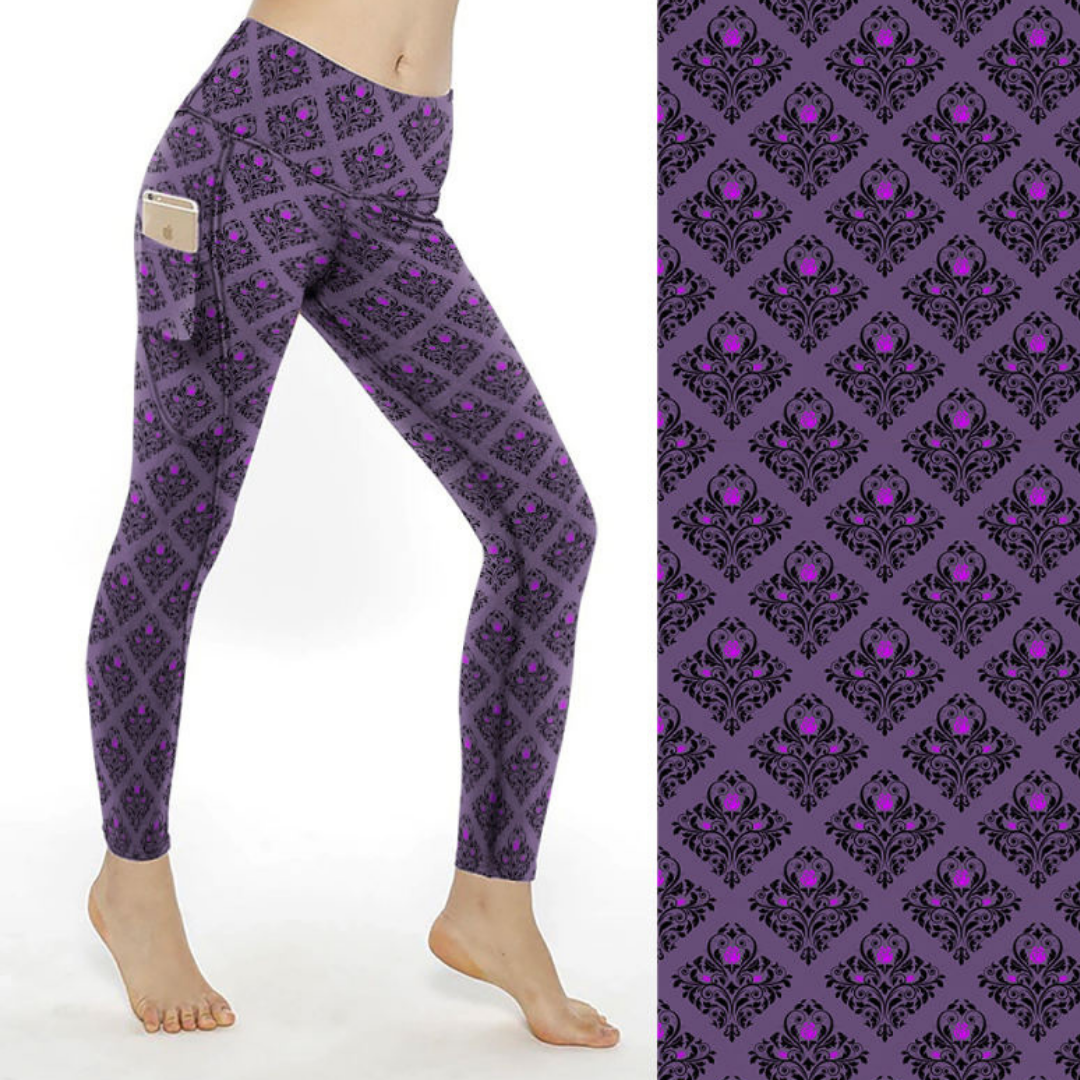 Off The Wall Full Length Leggings With Free set of Lux Supreme Nails