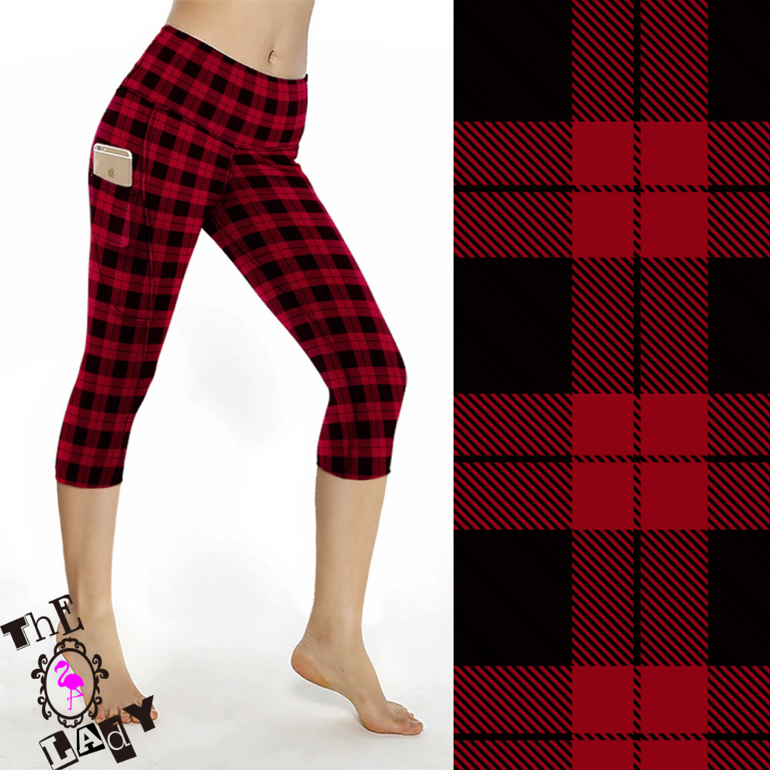 Paul Bunyan Kind of Girl Capri Length Legging