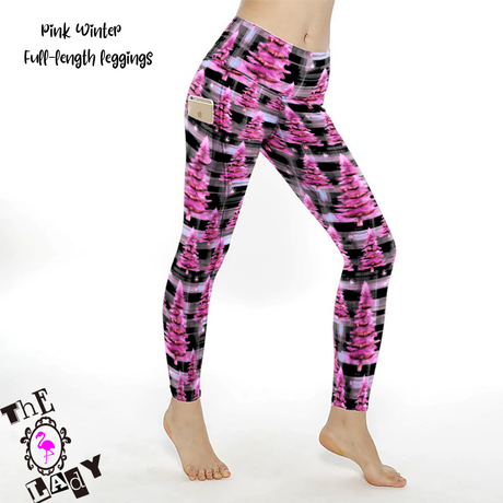 Pink Winter Full Length Legging