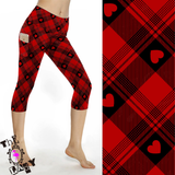 Plaid to Love You Capri Length Legging