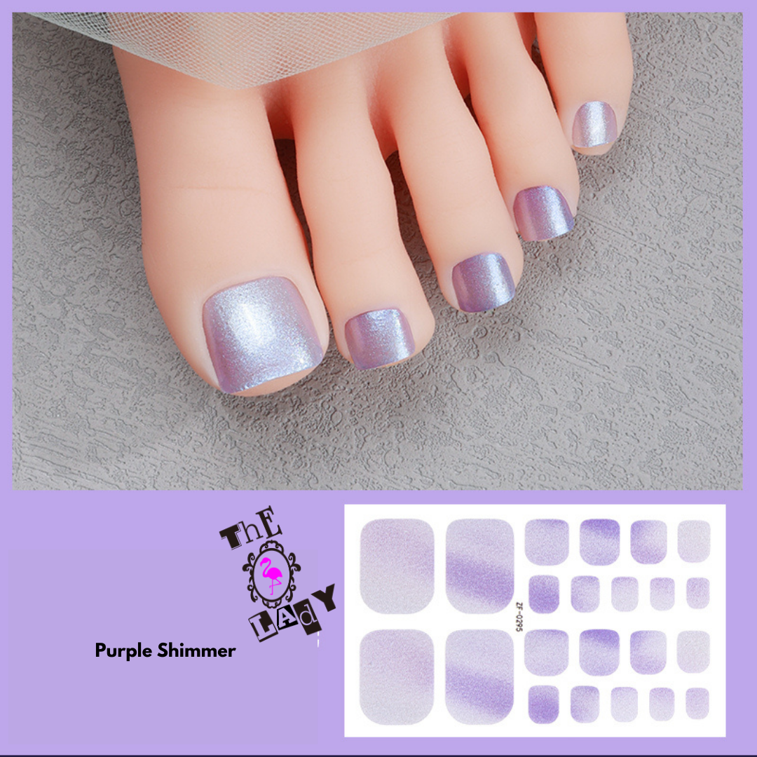 Posh Pedi Purple Shimmer