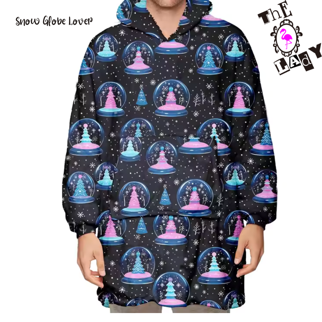 Blanket Hoodie Snow Globe Lover