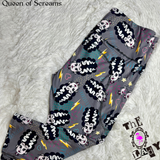 Queen of Screams Capri Length Leggings