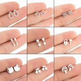 Silver Stainless Steel Studs