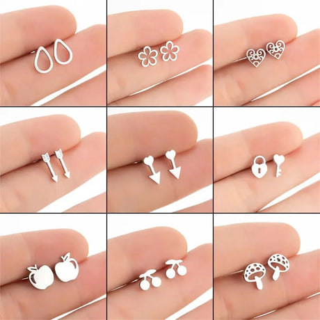 $2.99  Silver Stainless Steel Studs