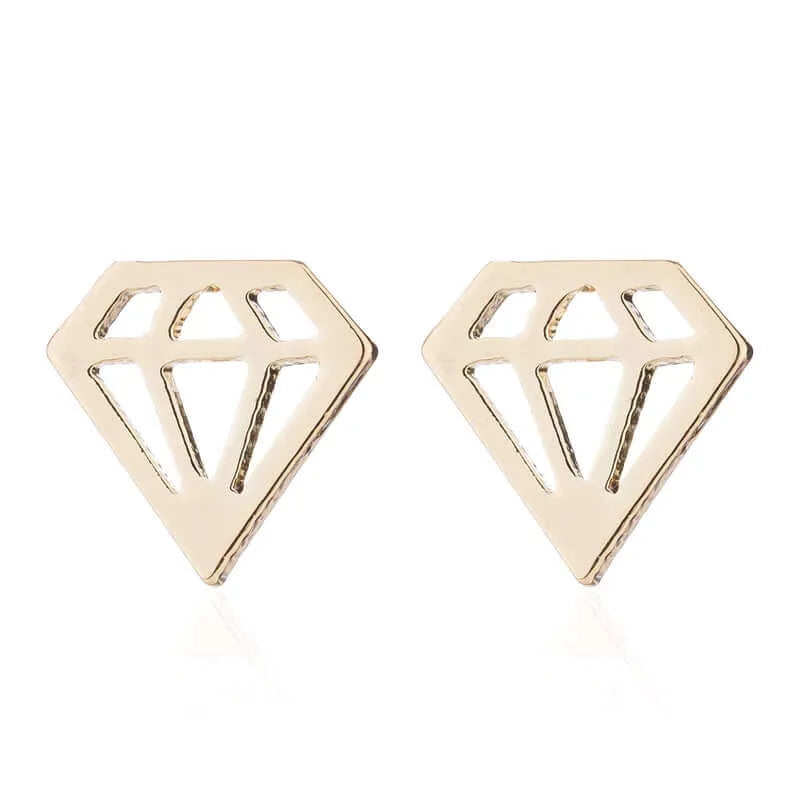 18KT Gold Stainless Steel Studs