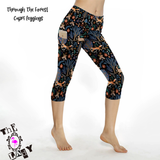 Through the Forest Capri Length Legging