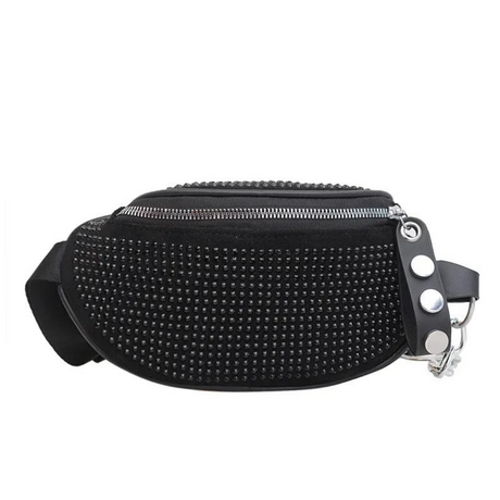 Vegan Leather Waist Pouch-Fanny Pack