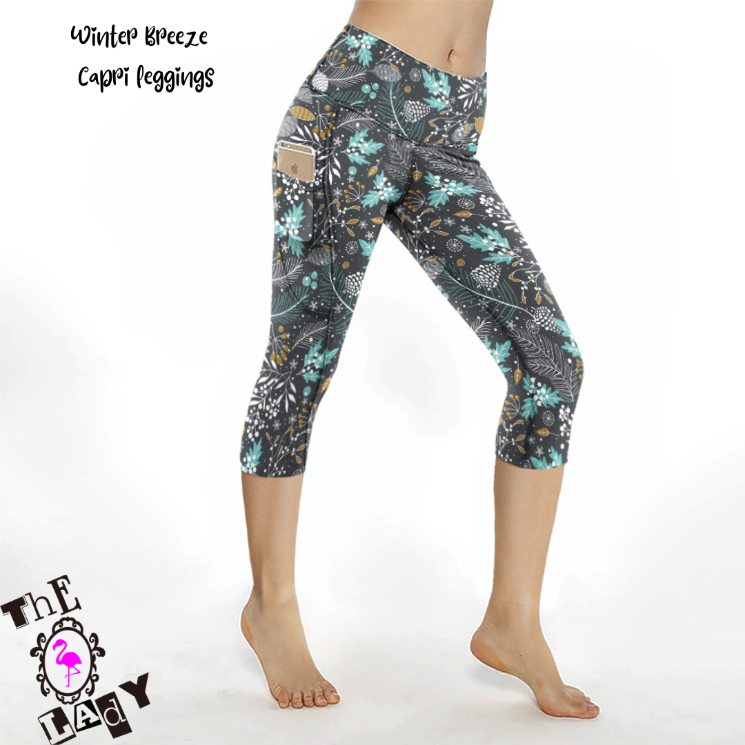 Winter Breeze Capri Length Legging