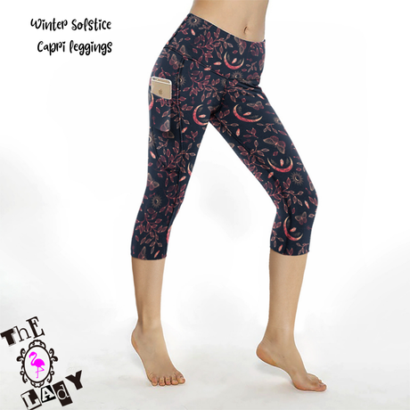 Winter Solstice Capri Length Legging